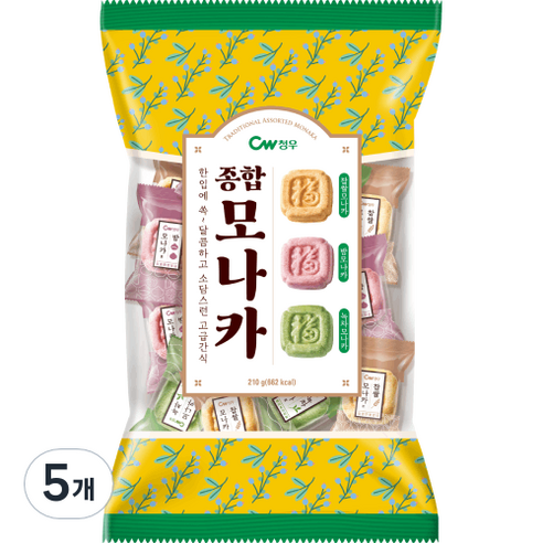 청우 종합모나카, 210g, 5개