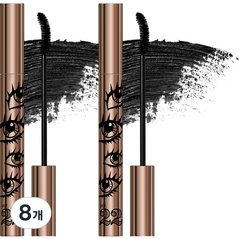 조성아22 동공미인 퍼펙트 롱앤컬 마스카라 6.5g, 블랙, 8개