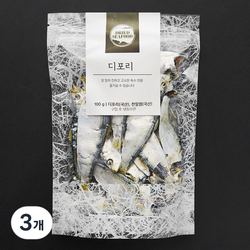 디포리, 100g, 3개
