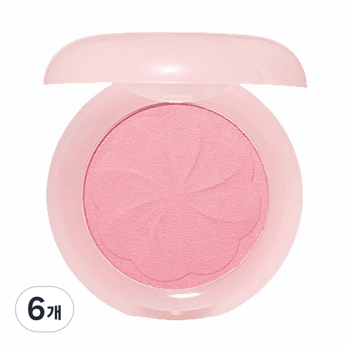 에뛰드 휘핑 벨벳 블러셔 7g, 베리크림슈, 6개