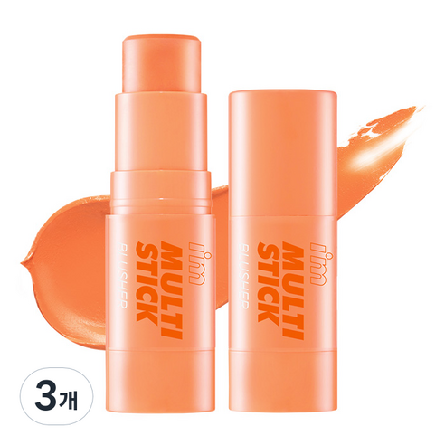 아임미미 아임 멀티 스틱 블러셔 7g, 002 코랄, 3개