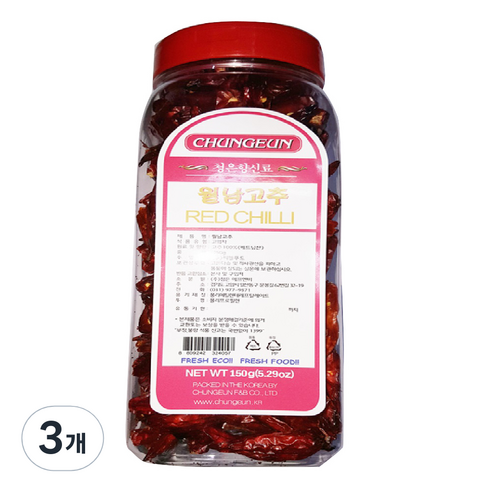 청은 월남고추, 150g, 3개