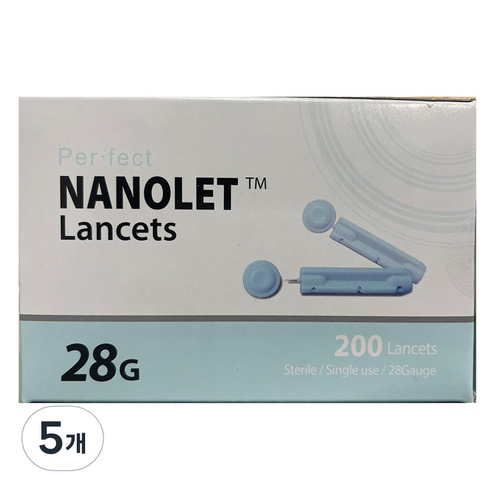 나노렛 란셋 스카이블루 28g, 5개
