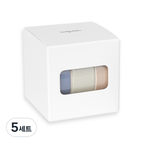 아르떼 beach sand 마스킹테이프 3p 세트, 혼합 색상, 5세트