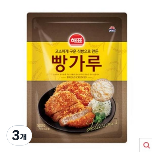 [오뚜기] 빵가루, 500g, 3개