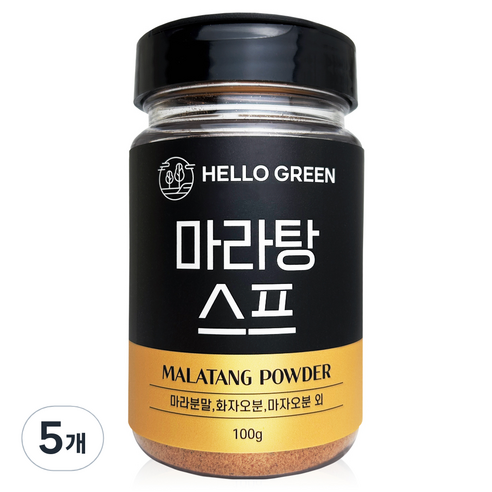 헬로우그린 마라탕 스프, 5개, 100g