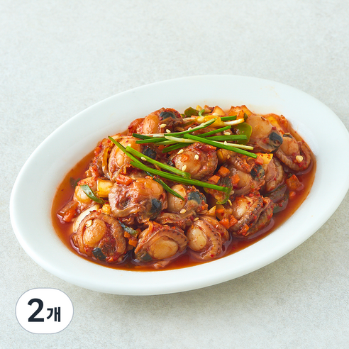 식도감 달래장 가리비 무침, 200g, 2개