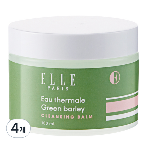 ELLE PARIS 오떼르말 그린베일리 클렌징밤, 100ml, 4개