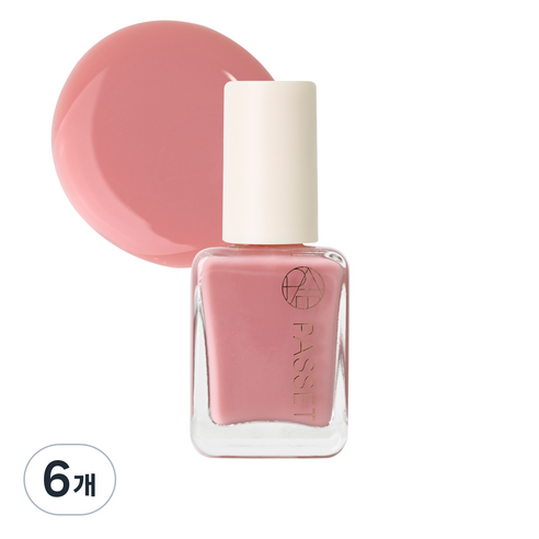 파셋 셀럽 네일컬러 폴리쉬 매니큐어 7ml, 07 핑크미, 6개