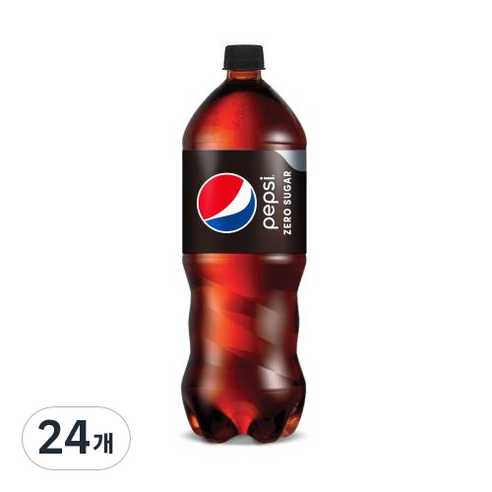 펩시 제로 슈거 탄산음료, 1.5L, 24개