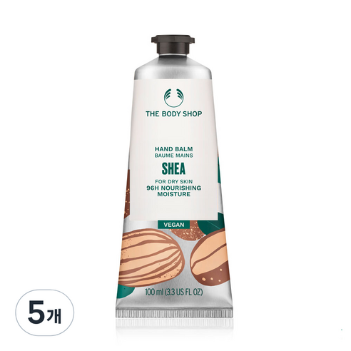 더바디샵 시어 핸드 밤, 100ml, 5개