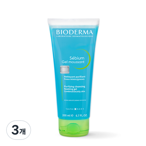 바이오더마 세비엄 젤무쌍, 3개, 200ml