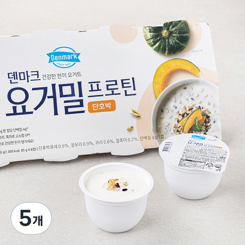 덴마크 요거밀 프로틴 단호박, 85g, 8개입, 5개