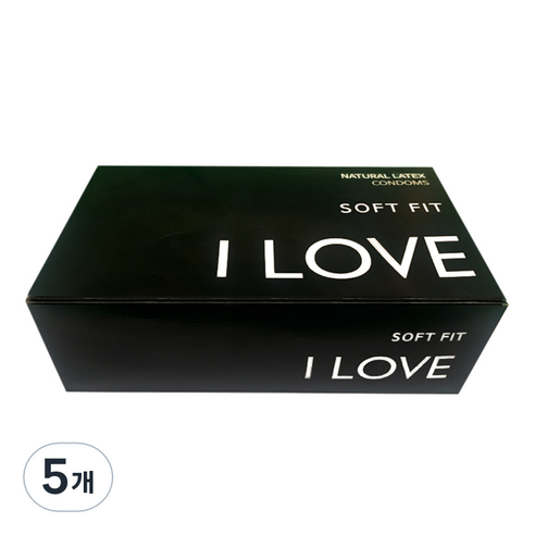 I LOVE텍스 0.03 대용량 콘돔, 100개입, 5개