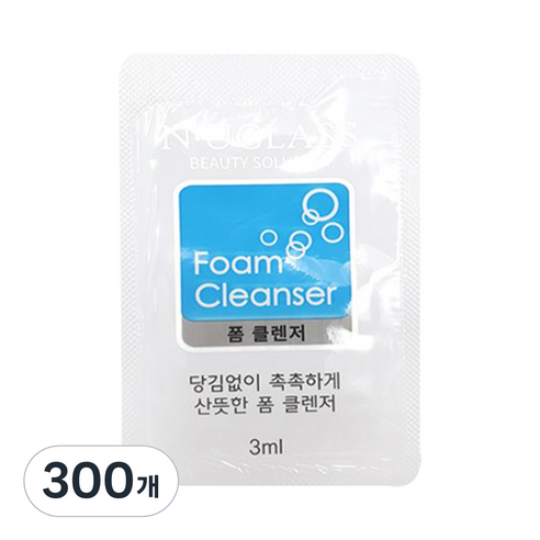 엔유클라스 폼 클렌저, 3ml, 300개