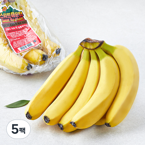 스위트마운틴 베트남산 스미후루 바나나, 1.2kg 내외, 5팩
