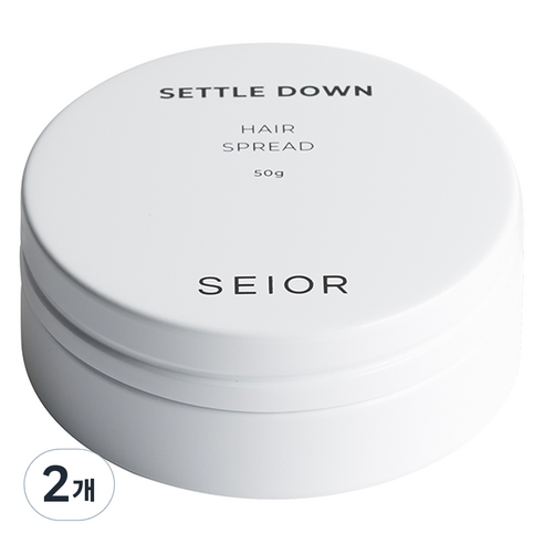 시오르 헤어 스프레드 크림 세틀다운, 50g, 2개