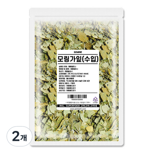 고미네 모링가잎 차, 300g, 1개입, 2개