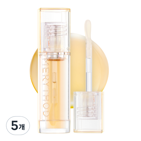 메리쏘드 블링츄 립 오일 3.5ml, 01 허니, 5개