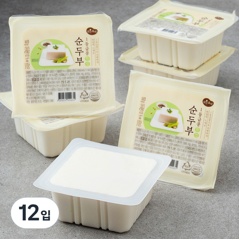 맑은물에 1등급콩 한컵순두부, 150g, 12개