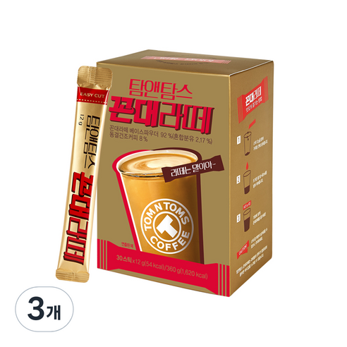 탐앤탐스 꼰대 라떼 스틱, 30개입, 3개, 12g