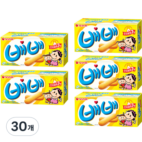 오리온 돌아온 배배, 80g, 30개