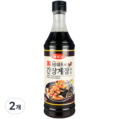 움트리 움쉐프의 간장게장소스, 1kg, 2개