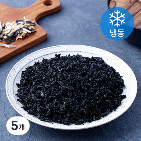 사랑해어 자른 미역 (냉동), 5개, 200g