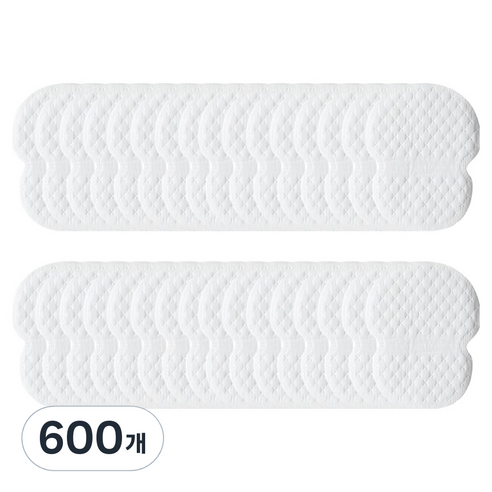 머지샵 겨드랑이 땀흡수패드 이너 스티커 화이트, 600개