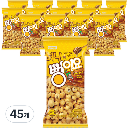 뻥이요 허니, 50g, 45개