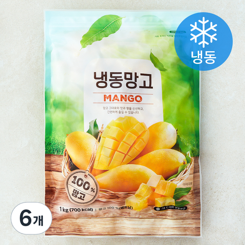망고 (냉동), 6개, 1kg