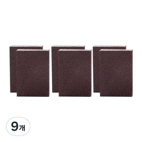영그린 탄 냄비 수세미 브라운, 2개입, 9개