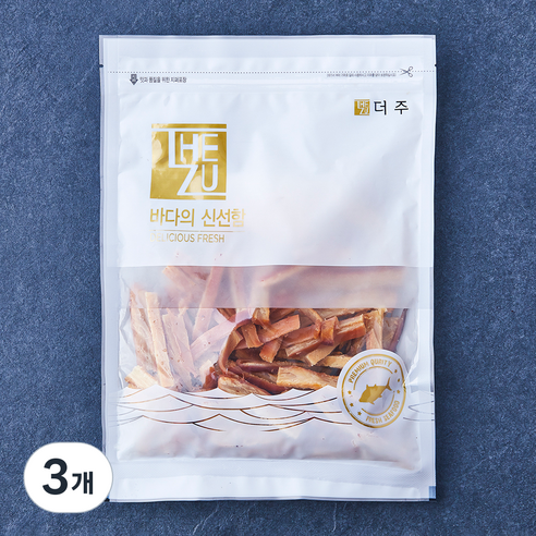 더주 바베큐 조미 오징어, 250g, 3개