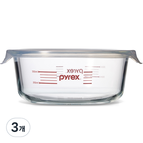 파이렉스 코렐 계량 원형 저장용기 620ml, 3개, 단품