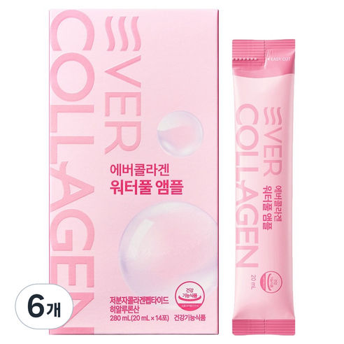 에버콜라겐 워터풀 앰플 14p, 6개, 280ml