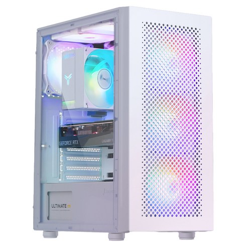 주연테크 2024 카운터 D4 코어i5 인텔 12세대 지포스 RTX 4060, 화이트, D424F46-W, 512GB, 16GB, Free DOS