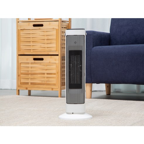 겨울철 가정에 따뜻함과 편안함을 위한 홈플래닛 PTC 타워 리모컨 온풍기