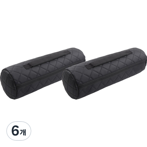 차량용 목쿠션, 블랙, 6개
