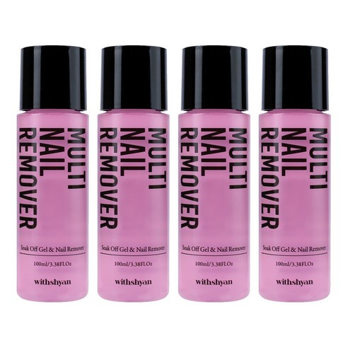 위드샨 멀티 쏙오프 젤네일리무버, 100ml, 4개