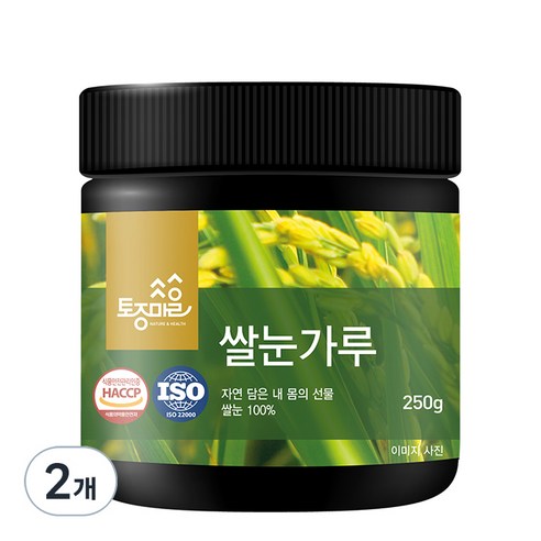 토종마을 쌀눈가루, 2개, 250g