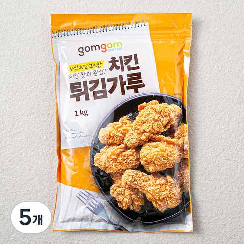 곰곰 치킨 튀김가루, 1kg, 5개