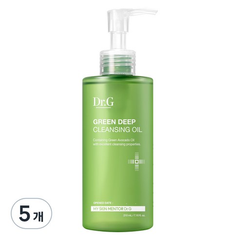 닥터지 그린딥 클렌징 오일, 210ml, 5개