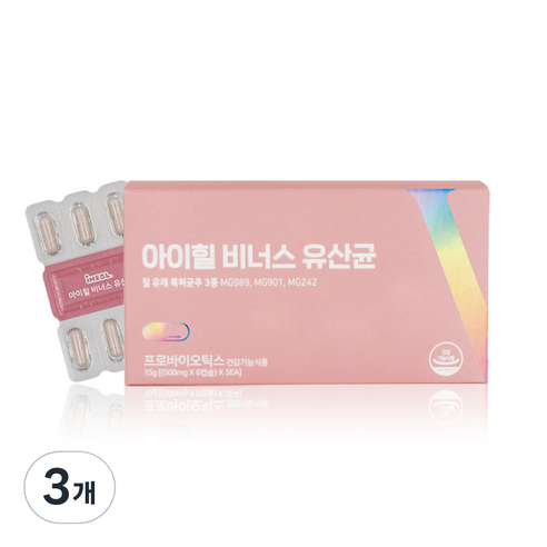 아이힐 비너스 유산균 15g, 30정, 3개