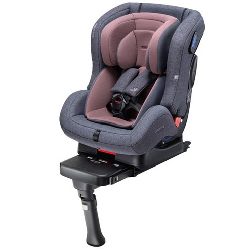 다이치 퍼스트세븐 플러스 터치픽스 영유아 카시트 ISOFIX + 썬바이저 세트, 로즈우드