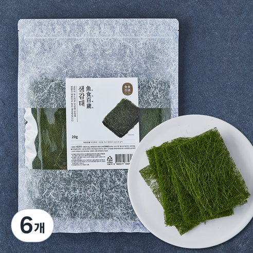 어식백세 생감태, 20g, 6개