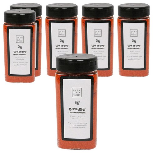 딜리셔스마켓 캡사이신 양념 분말 중형, 250g, 6개