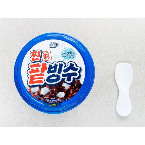  해태아이스크림 찐 팥빙수 (냉동), 250ml, 12입 