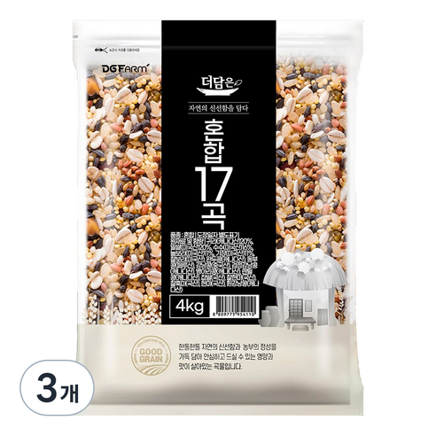 더담은 혼합 17곡, 4kg, 3개