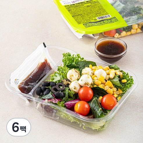 곰곰 바질 모짜렐라 샐러드, 165g, 6팩