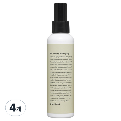 차홍 픽스 볼륨 헤어 스프레이, 120ml, 4개